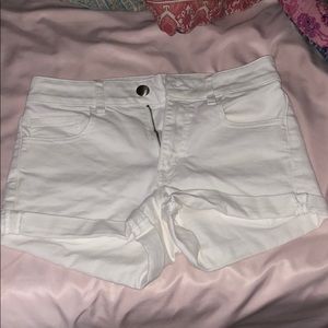 American eagle white shorts